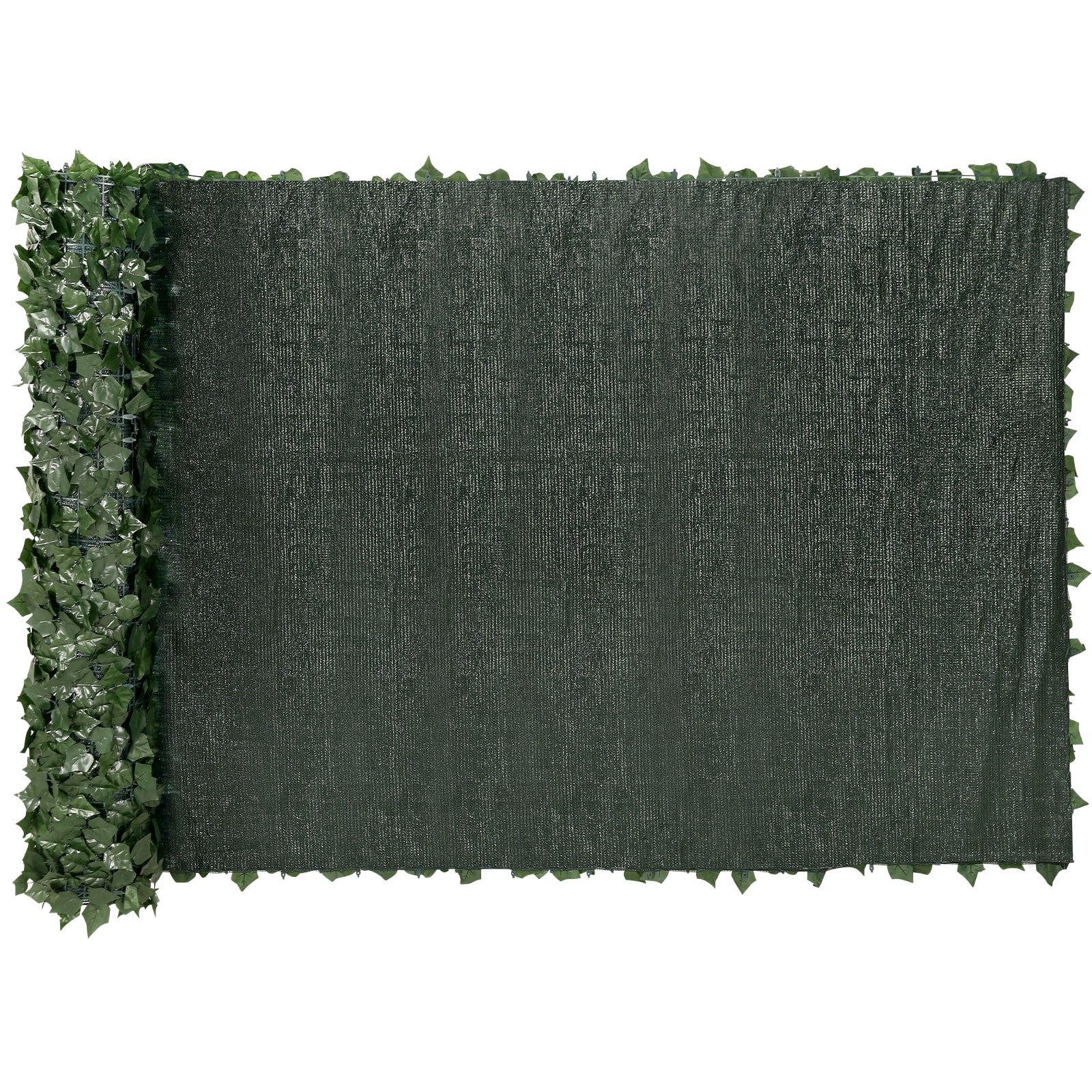 Ivy Privacy Fence, 59 X 158in Artificial Green Wall Screen, Greenery Ivy Fence W/ Mesh Cloth Backing And Strengthened Joint, Hedges Vine Leaf Decoration For Outdoor Garden, Yard, Balcony_maomaolike.com